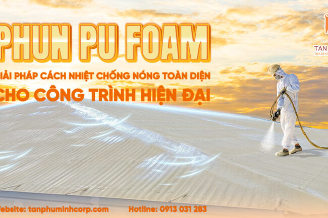 Phun PU Foam: Giải Pháp Cách Nhiệt, Chống Nóng Toàn Diện Cho Công Trình Hiện Đại