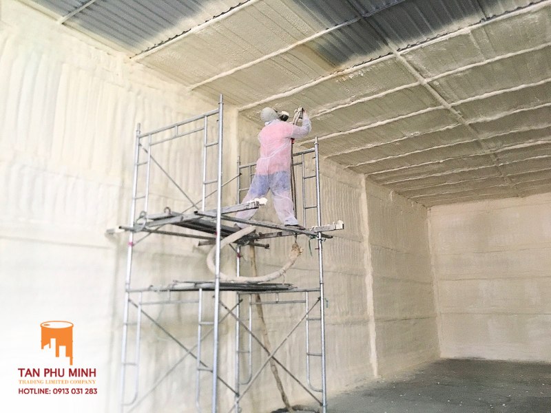 phun pu foam cách nhiệt kho lạnh