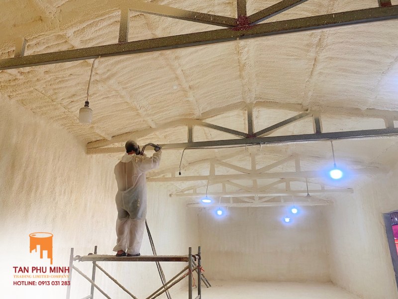 phun pu foam cách nhiệt kho lạnh